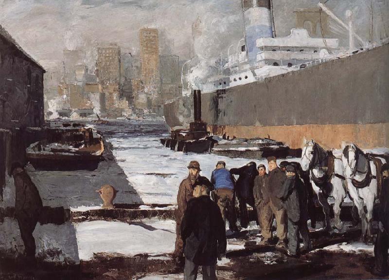 George Wesley Bellows Docker Sweden oil painting art